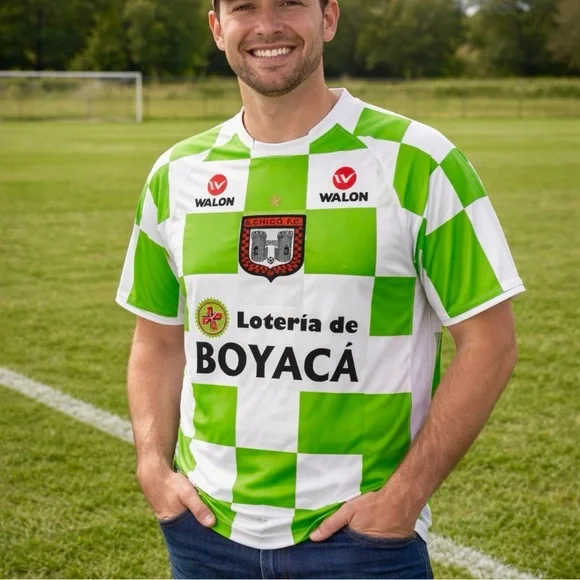 Official 2009 Walon Boyaca Chicó Colombia Soccer Jersey Sz Small - Picture 1 of 14